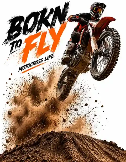 MX51026-001 motocross T-shirt design
