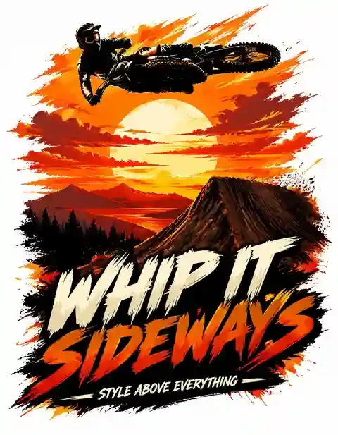 MX51026-002 motocross T-shirt design