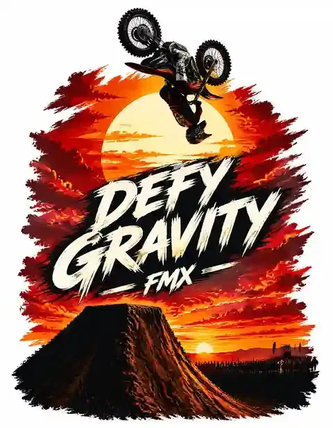 MX51026-004 motocross T-shirt design