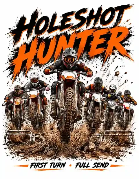 MX51026-005 motocross T-shirt design