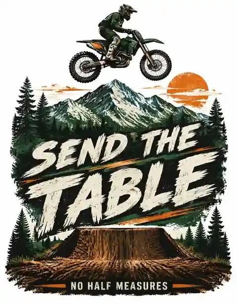 MX51026-007 motocross T-shirt design