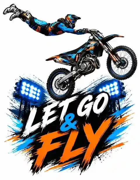 MX51026-008 motocross T-shirt design