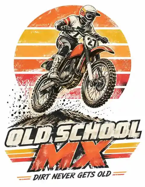 MX51026-015 motocross T-shirt design