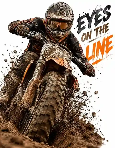 MX51026-017 motocross T-shirt design
