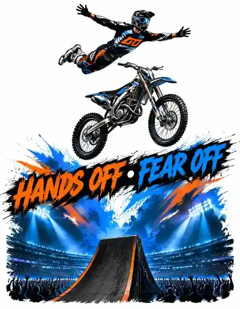 MX51026-019 motocross T-shirt design