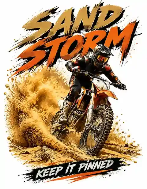 MX51026-020 motocross T-shirt design