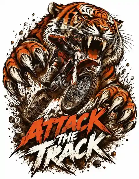 MX51026-023 motocross T-shirt design