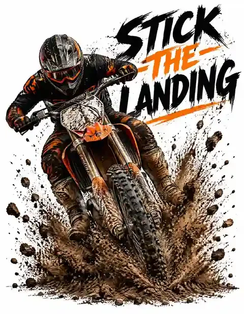 MX51026-026 motocross T-shirt design