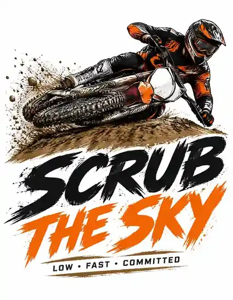 MX51026-038 motocross T-shirt design