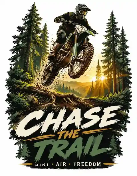 MX51026-039 motocross T-shirt design