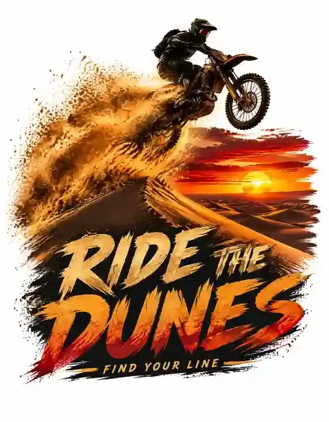 MX51026-040 motocross T-shirt design