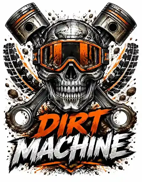 MX51026-044 motocross T-shirt design