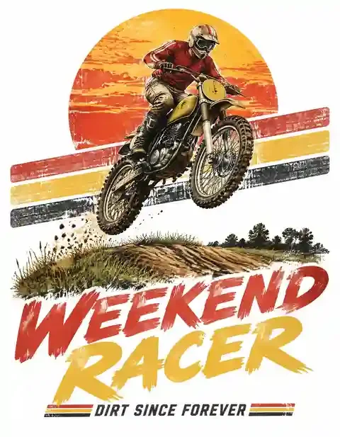 MX51026-045 motocross T-shirt design