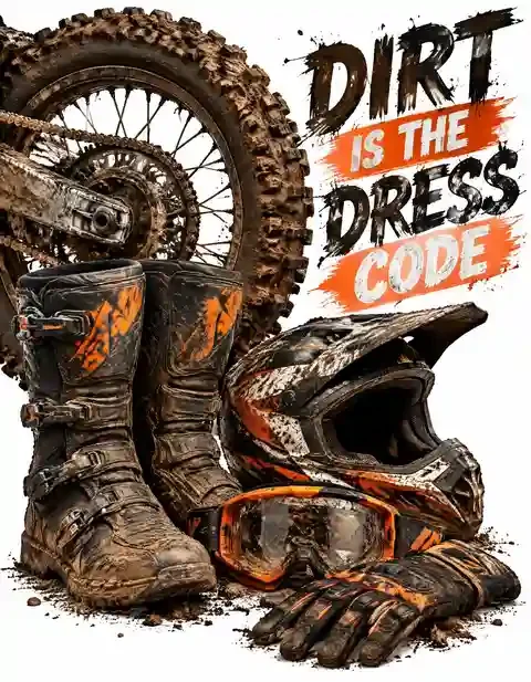 MX51026-048 motocross T-shirt design