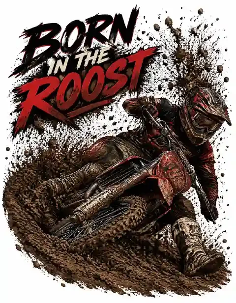 MX51026-053 motocross T-shirt design