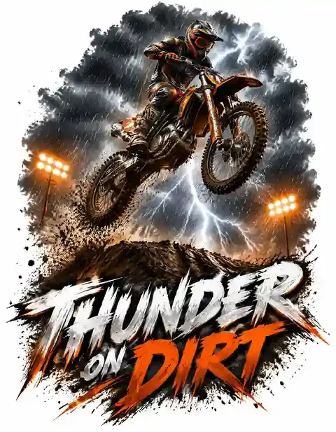 MX51026-058 motocross T-shirt design