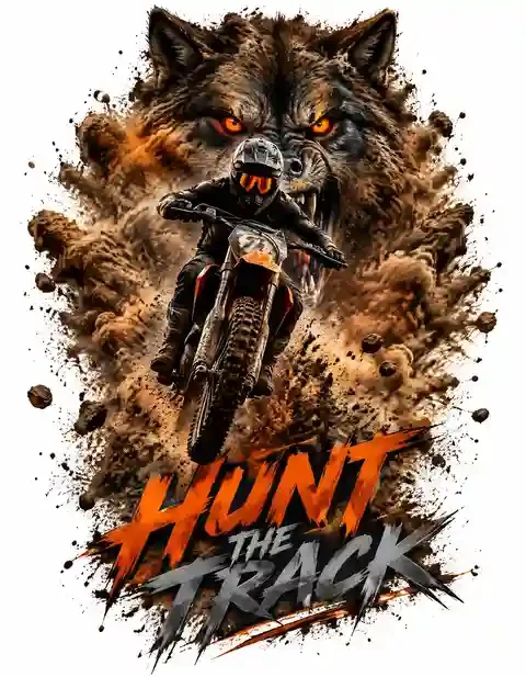MX51026-059 motocross T-shirt design