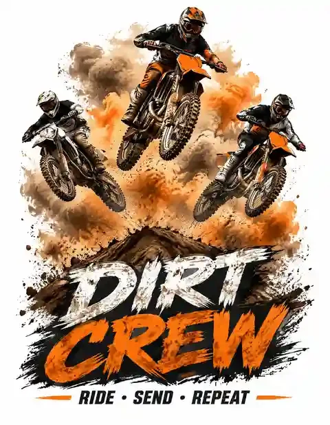 MX51026-067 motocross T-shirt design