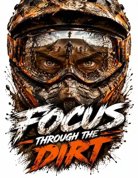 MX51026-073 motocross T-shirt design