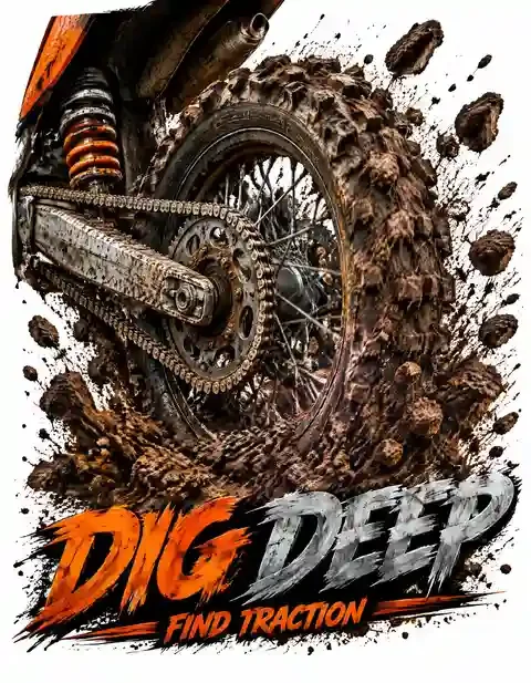 MX51026-075 motocross T-shirt design