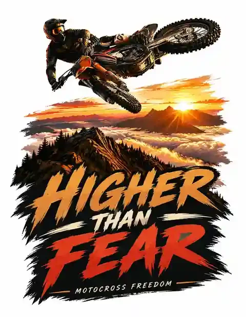 MX51026-078 motocross T-shirt design