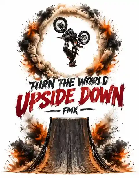 MX51026-084 motocross T-shirt design
