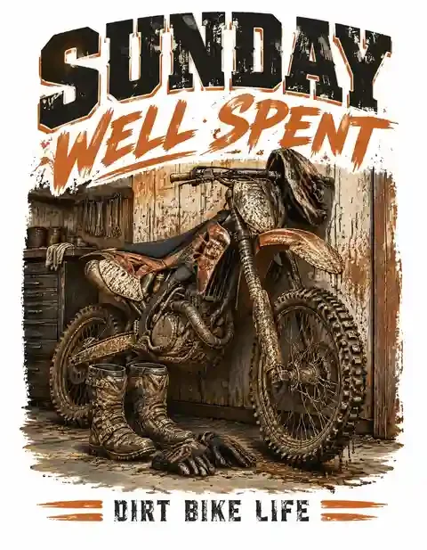 MX51026-090 motocross T-shirt design