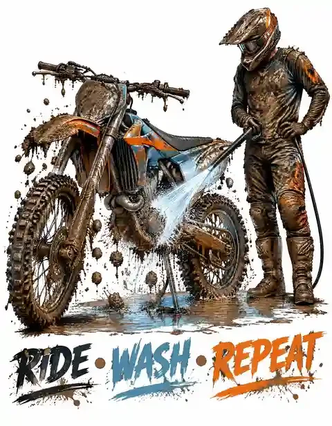 MX51026-091 motocross T-shirt design