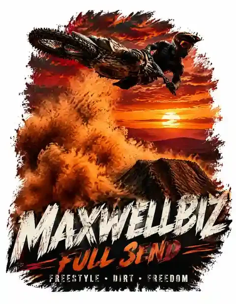 MX51026-096 motocross T-shirt design